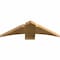 Ekena Millwork Bellingham Rough Sawn Timber Gable Bracket, Western Red Cedar, 36"W x 12"H x 2"D x 6"F, 8/12 Pitch GBW036X12X0206BEL00RWR - alternate 4